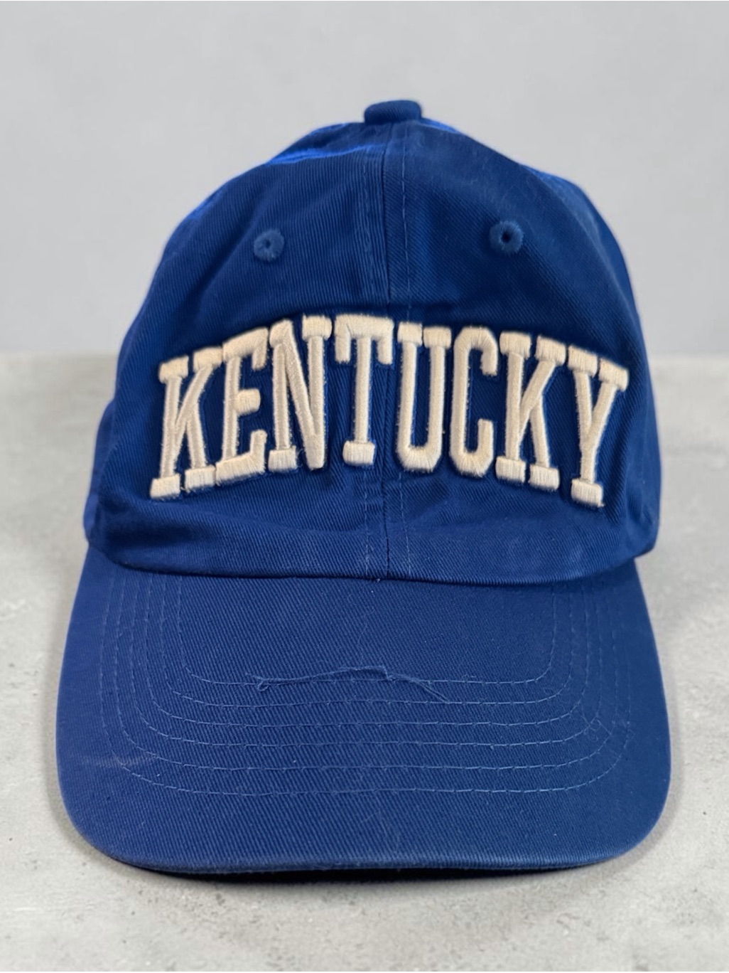 Kentucky Embroidered Blue Baseball Cap  Classic Womens Hat